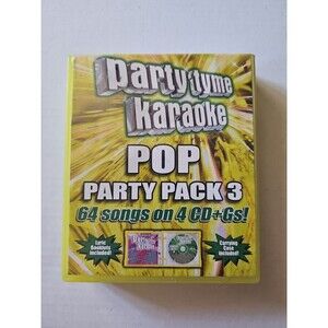 Party Tyme Karaoke: Pop Party Pack 3 by Various (CD, 2009) MISSING ONE DISC